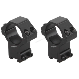 Montážní kroužky puškohledu 30mm, vysoké, 11mm dovetail